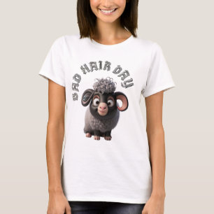 Dålig hårdag Kvinnor i grundskolan T-Shirt