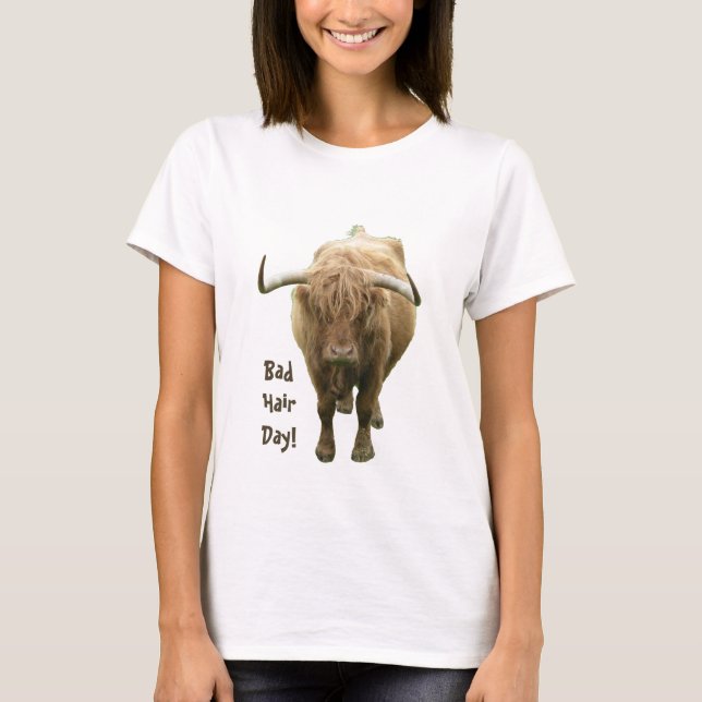 Dålig hårdag! t shirt (Framsida)
