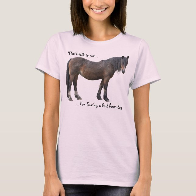 Dålig hårdag! t shirt (Framsida)