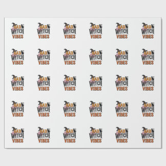 Dålig Häxstämning Vintage Halloween Tröja Design_1 Presentpapper