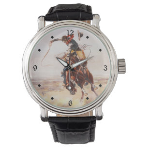 Dålig Hoss Charles Russell Fine Art Armbandsur