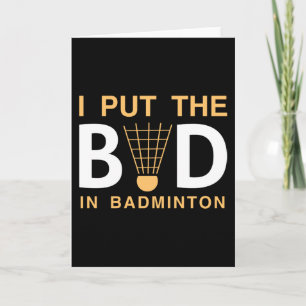 Dålig i Badminton Kort