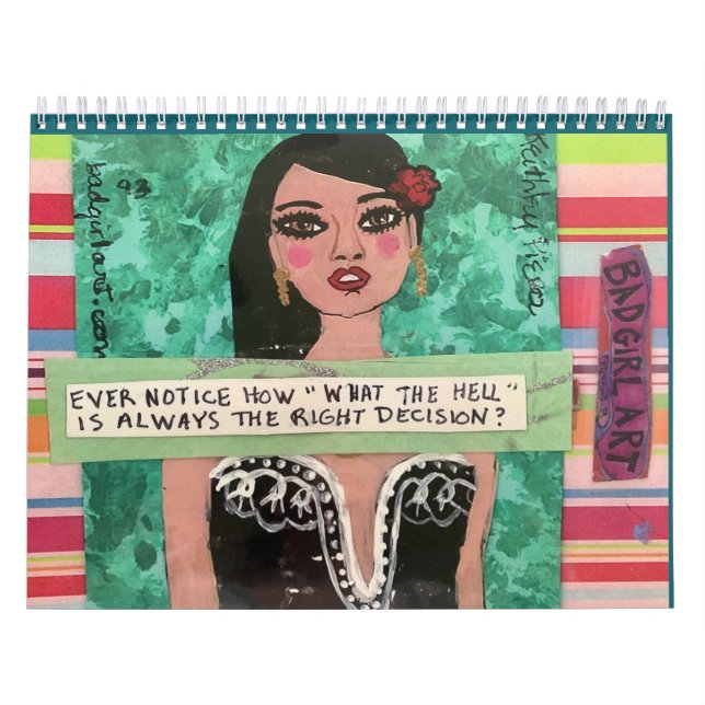 Dålig kalender för flickkonst (Omslag)