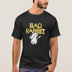 Dålig kaninbunny med Knivar Hater Antisocial Intro T Shirt