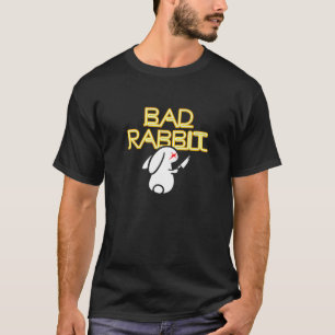 Dålig kaninbunny med Knivar Hater Antisocial Intro T Shirt