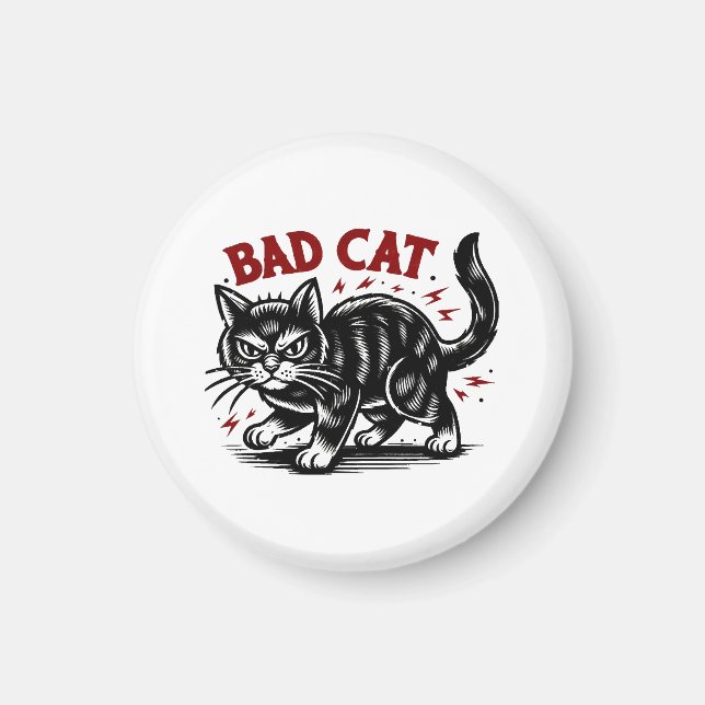 Dålig katt magnet (Framsidan)