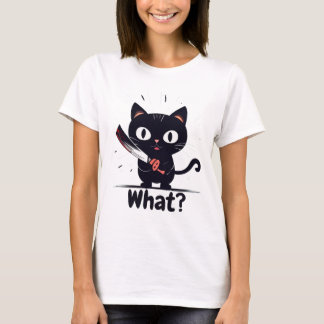 Dålig katt - vad? t shirt