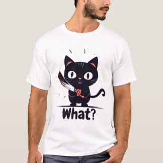 Dålig katt - vad? t shirt