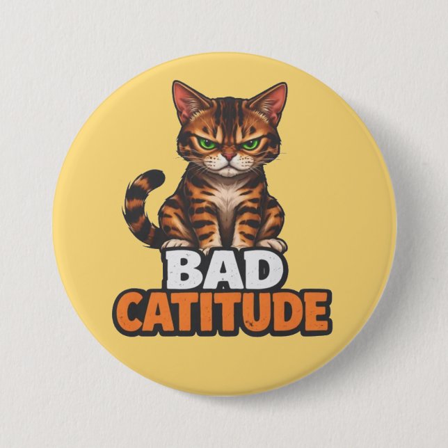 Dålig kattitute knapp (Framsida)