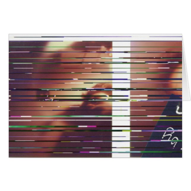 Dålig kodning 2007 när tekniken spelar med oss 2 hälsningskort (Framsidan Horizontal)