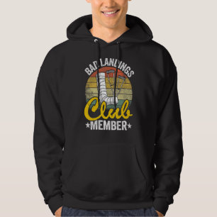 Dålig landningsmedlem Klubb medlem får välmenande  Hoodie