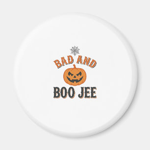 Dålig Och Boo Jee Halloween Pumpa Grafisk_1 Magnet