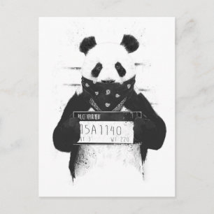 Dålig panda vykort