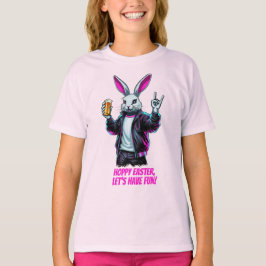 Dålig Påskhare! Hoppy Påsk, låt oss ha Roligt! T Shirt