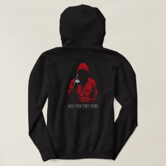 Dålig Pojke Röd Huva Figur | Mörk Estetisk Hoodie