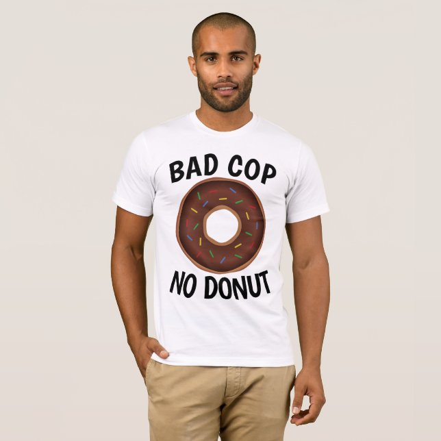 DÅLIG POLIS INGEN MUNK T-shirts (Hel framsida)