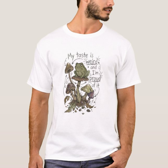 Dålig smak bekännelse – Groda & Svamp T-shirt  (Framsida)