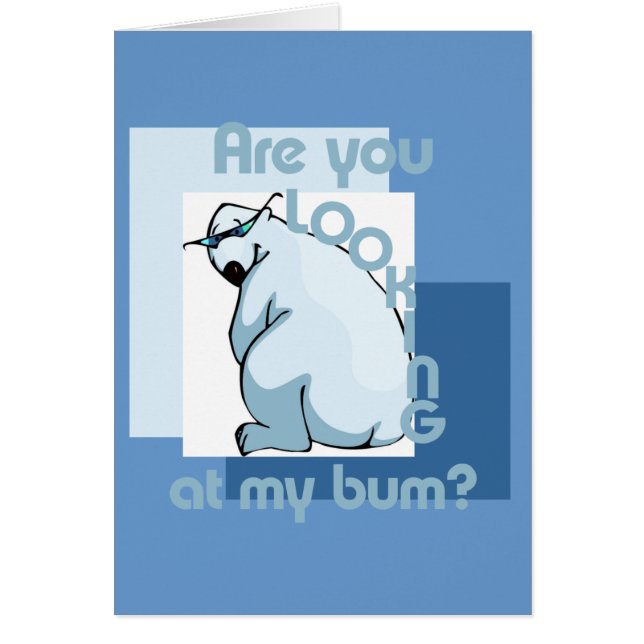 Dålig snygging hälsningskort (Framsidan)