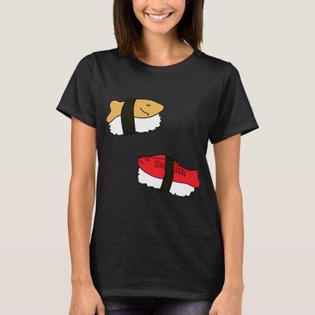 Dålig Sushi T Shirt (Framsida)