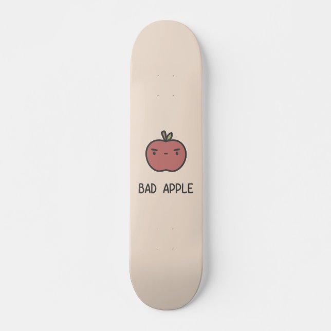 Dåliga Apple Mini Skateboard Bräda 18,5 Cm (Framsida)