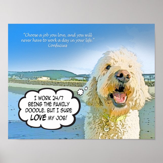 Dåliga dagar Tecknader Kärlek mitt jobb! Poster (Framsidan)