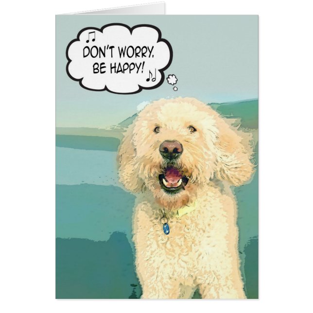 Dåliga dagar Tecknader oroar inte, var Lycklig Hälsningskort (Framsidan)