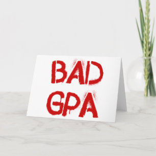 Dåliga GPA Kort
