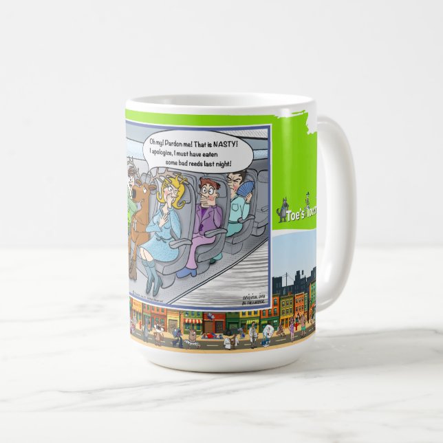 Dåliga idéer | Absurd Situationshumor Klassiker Kaffemugg (Framsida höger)