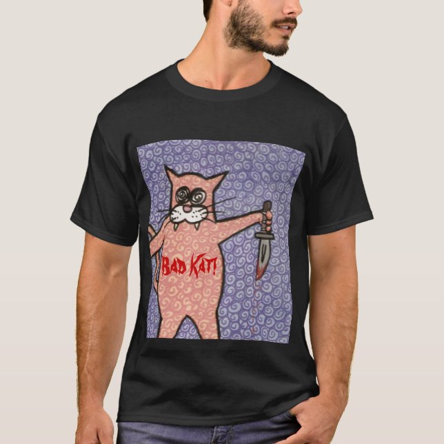 Dåliga Kat! T-shirt (Framsida)
