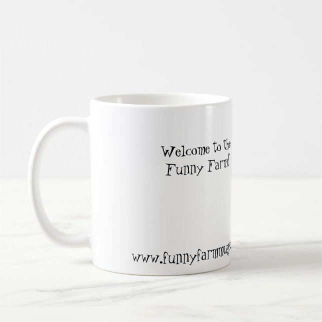 dåliga-katt välkomnande till den roliga kaffemugg (Vänster)