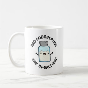 Dåliga natriumpunkter är i saltnings-funna salthal kaffemugg