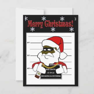 DÅLIGA SANTA - JAILMATECARDS.CO.UK - JUL JULKORT