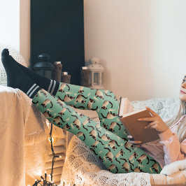 Dåliga siamesiska katter som knackar Saker över Leggings