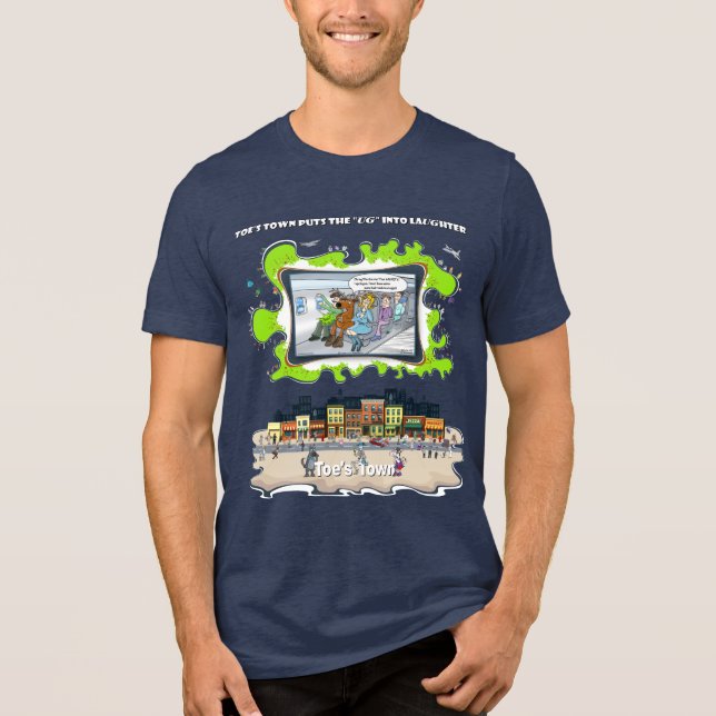 Dåliga skämt | Absurd situationshumor T Shirt (Framsida)