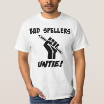 Dåliga Spellers Untie! Grammar Humor