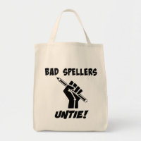 Dåliga Spellers Untie! Grammar Humor