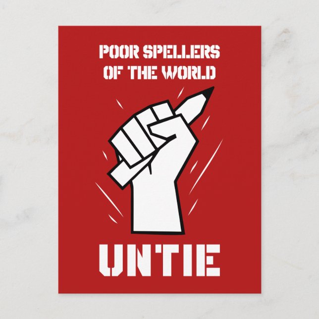 Dåliga Sporrar från World Untie Vykort (Framsida)
