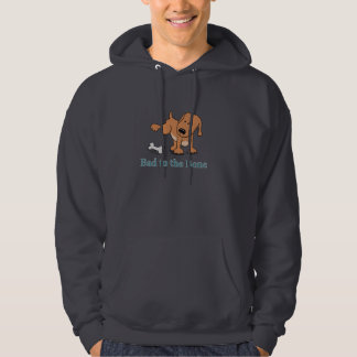 Dåliga till benhunden sweatshirt med luva