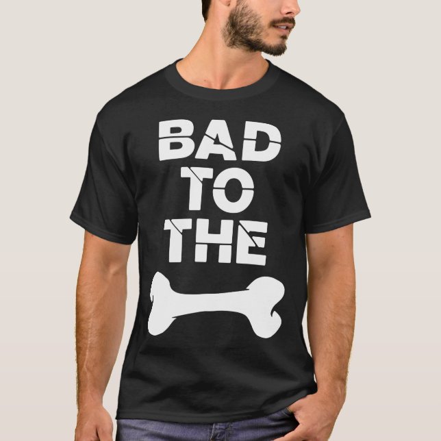 dåliga till benhunden t shirt (Framsida)