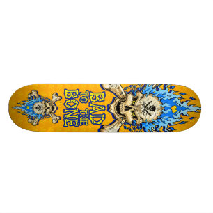 Dåliga till benskallen skateboard bräda 21,5 cm