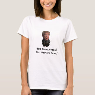 Dåliga Trumpanzee! Stoppa att kasta avföring! Tee Shirt
