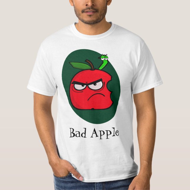DåligaApple tecknad Tee (Framsida)