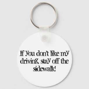 Dåligachaufför Keychain Nyckelring