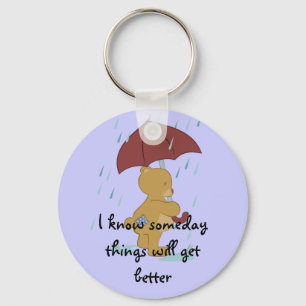Dåligadagbjörn Keychain Nyckelring