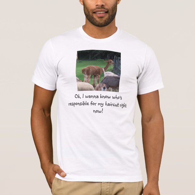 dåligafrisyrskjorta t-shirt (Framsida)