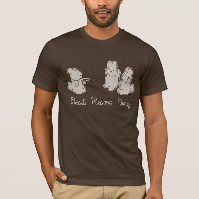 Dåligahårdag T-shirt (Framsida)