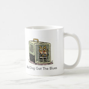 Dåligahundhar deppigheten kaffemugg