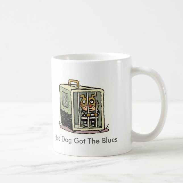 Dåligahundhar deppigheten kaffemugg (Höger)