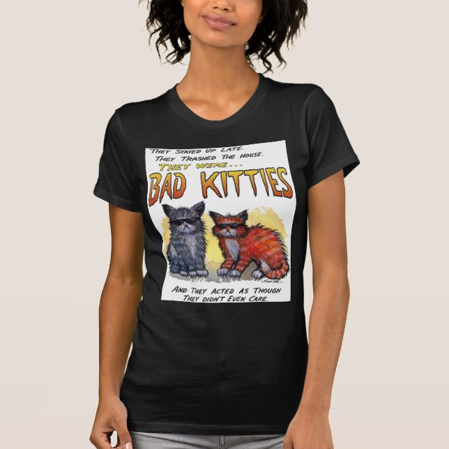 Dåligakattungar T-shirt (Framsida)