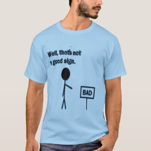 Dåligan undertecknar t-shirt